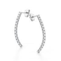 Orecchini Idee Preziose dal 1987 Donna in Oro bianco Zircone IP.OK18B/200 - IP.OK18B/200